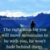 The Right man for you - Wisdom Quotes