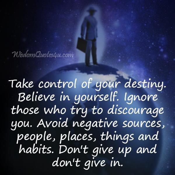 Ignore those who try to discourage you - Wisdom Quotes