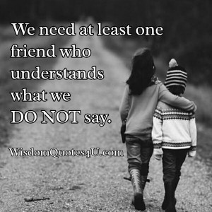 Real Friends can never be lost - Wisdom Quotes