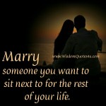 Whom to get married? - Wisdom Quotes